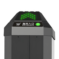Tourniquet automatique d'entrée de supermarché avec capteur radar, moteur sans balais en acier inoxydable, protection IP67, haute qualité