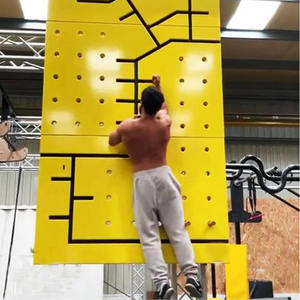 Gimnasio culturismo ejercicio Fitness <span class=keywords><strong>Studio</strong></span> Ninja Warrior obstáculo Peg laberinto gimnasio escalada Peg Board laberinto pared - Product Image 2