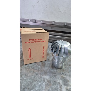 Ventilador de Techo Industrial de Acero Inoxidable, Tipo Campana Rotatoria Impulsada por el Viento, Independiente, para Extracción de Gases de Combustión y Aire - Product Image 6