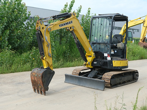 Mini-excavatrice compacte Yanmar 2 tonnes, modèle 2017, 90 % neuve, à chenilles, sans queue de retraitement, marque japonaise d'origine, occasion. - Product Image 6
