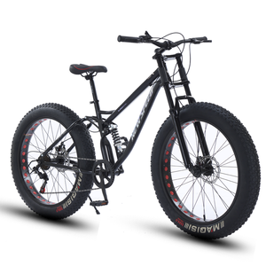 Bicicleta de neumáticos gordos barata de fábrica marco de acero de alta calidad bicicleta de nieve de suspensión completa 24 <span class=keywords><strong>26</strong></span>/Bicicletas Ciclo de 29 pulgadas - Product Image 1