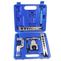 Kit de Herramientas para Abocardar Tubos Excéntricos de 45 Grados CT-N808AM-L, Cortador de Tubos de Cobre, Expansor Manual, Recortador de Desbarbado, 7 Tamaños, 3/16-3/4 Pulgadas