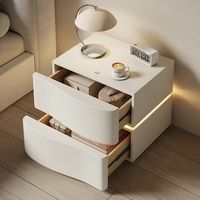 Ensemble de 2 tables de chevet modernes de luxe à prix d'usine Table de chevet intelligente avec recharge sans fil pour hôtel