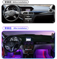 Applicable pour 2008-2014 Mercedes Classe C W204 Application intelligente de haute qualité ou éclairage ambiant intérieur contrôlé par le volant