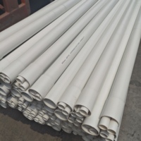 Tuyau en PVC pour télécommunications UPVC DN20mm-DN110, épaisseur de paroi 3,0 mm, robuste, pour projets de pose de câbles à fibres optiques longue distance