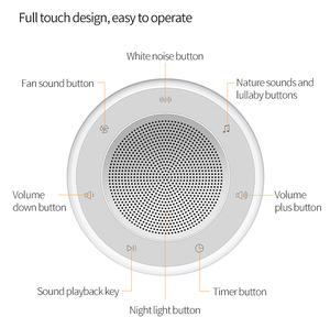 Máquina de Sonido Blanco para Bebés con USB Recargable, Apagado Programado, 32 Sonidos Relajantes, Diseño Privado - Product Image 5
