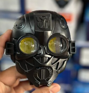 Bên ngoài Robot đầu phong cách xe máy Đèn pha trắng + vàng LED ánh sáng tại chỗ - Product Image 4