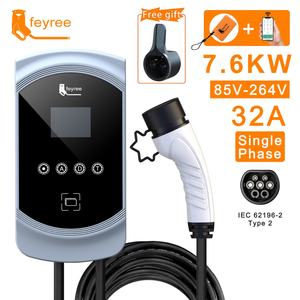 Cargador para Vehículos Eléctricos CCS de 22kW, Estación de Carga Rápida de 32A, Nueva WallBox para Uso Doméstico - Product Image 2