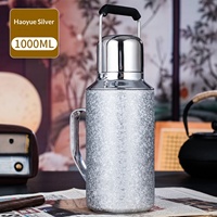Théière isotherme grande capacité en titane, la plus vendue, avec infuseur spécial pour le thé chaud