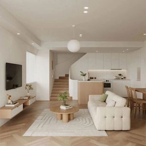 Customized <b>Cream</b> Wood Style Wooden Furniture Bookshelf <b>Sideboard</b> Cabinet Dining Table for Home Living Room and Villa - Product Image 1