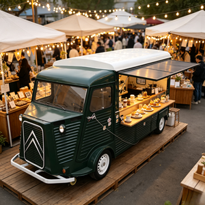 Camion <span class=keywords><strong>à</strong></span> café motorisé entièrement équipé avec équipement <span class=keywords><strong>à</strong></span> café italien, construction en fibre de verre pour les cafés expresso, les événements et la restauration - Product Image 4