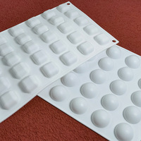 Moule en silicone SUAN 35 pour biscuits sandwichs carrés, écologique, pour décoration de gâteaux mousse DIY, moule à fudge, vente en gros