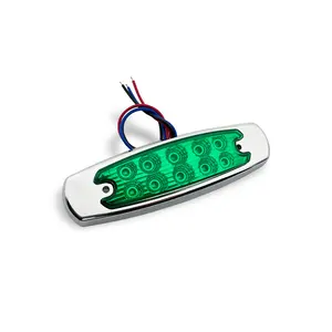 批发制造商低功率12-24v10led 2w卡车拖车货车摩托车侧灯