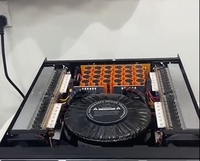 Amplificateur de puissance professionnel Mono Stéréo Surround 4 canaux 2U Classe H 1200W pour lecteurs de musique DJ Systèmes de son surround