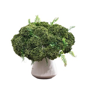 Bouquet de fruits artificiels Meng Jie 30cm-100cm en PVC souple vert pour la décoration de la maison - Product Image 5