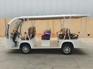 Autobús Turístico Eléctrico Abierto, 14 Asientos, Motor AC de 4KW, Freno de Doble Circuito, Suspensión Delantera Independiente, Transporte para Zonas Turísticas, 30 Km/h - Product Image 2