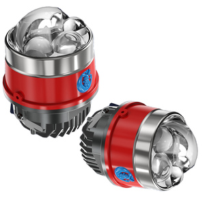 ไฟตัดหมอก LED 3ดวงเลนส์โปรเจคเตอร์เลเซอร์สำหรับ <span class=keywords><strong>g</strong></span> LHD 150W RHD LHD ไฟตัดหมอก LED 12V 6000K เลนส์เลเซอร์สีขาว LED - Product Image 1