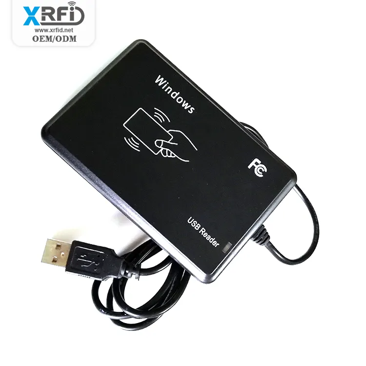ราคาโรงงานสก์ท็อปอ่านสัมผัสสมาร์ท125กิโลเฮิร์ตซ์ Proximity Card USB RFID Reader