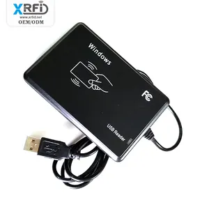 Lector de tarjetas de proximidad inteligente, lector RFID, USB, sin contacto, 125Khz, precio de fábrica