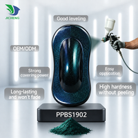 Recubrimiento en Polvo de Poliéster Epoxi PPBS1902, Color Camaleón Azul Verde Púrpura, Resistente a la Intemperie, para Aparatos