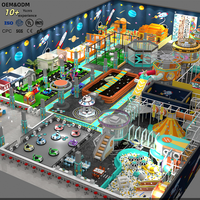 Aire de jeux intérieure pour enfants de grande taille, équipement de jeu souple avec jeux interactifs, grande capacité pour centre commercial, conception gratuite