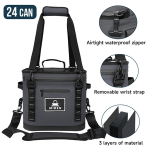 Mochila Térmica Aislada Moderna <span class=keywords><strong>Miren</strong></span> con Compartimento Inferior de 14L, Impermeable y a Prueba de Fugas, para Vino, Comida, Almuerzo, Portátil y Suave - Product Image 2