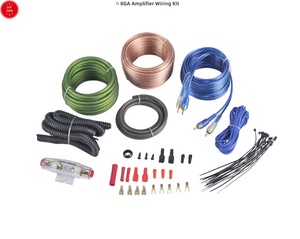 Kit de câble audio de voiture CCA de calibre 8 haut de gamme OEM d'usine pour amplificateur amplificateur installer le câblage ligne de son de haut-parleur de caisson de basses à vente chaude - Product Image 1