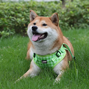 Set tali kekang anjing Neoprene motif, untuk hewan kecil mode dekorasi liburan satu langkah dalam tali kekang anjing - Product Image 3