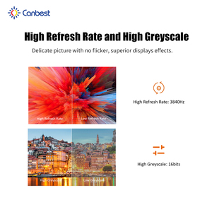 Layar <span class=keywords><strong>LED</strong></span> Canbest Outdoor P5 2.88x1.92m Paket Lengkap All in One, Billboard <span class=keywords><strong>LED</strong></span> Dua Sisi dengan Pemasangan Tiang - Product Image 3