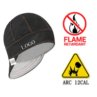Logo personnalisé EN11612 NFPA2112 certifié FR chapeau de soudeur résistant aux flammes soudeur FR cagoule de soudage capot résistant au feu casque de sécurité
