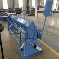 Machine à plier les tôles pneumatique certifiée CE, pour conduits d'air HVAC, plieuse TDF, machine à plier les tôles d'acier galvanisé