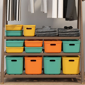 Caja de almacenamiento de escritorio, cesta multifuncional para guardar artículos diversos, organizador y almacenador de ropa interior y calcetines para dormitorio. - Product Image 4