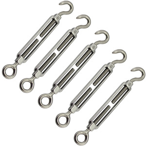 Tensor de cuerda metálico RICHWITS de acero inoxidable con gancho y ojo europeo para gestión de tensiones - Product Image 4