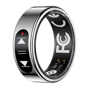 Vente en gros de bagues intelligentes SY09 en acier inoxydable avec interrupteur tactile, vidéo, musique, multisports, surveillance de la fréquence cardiaque pour hommes - Product Image 4