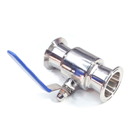 Vanne à bille en acier inoxydable 304SS/316L, commande manuelle, à alésage intégral, raccord à filetage intérieur, dimensions 1/