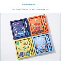 Coffret Cadeau Journal Prémier Cycle Scolaire : Carnet à Serrure à Combinaison, Couverture en Papier, Sans Fil, Parfait