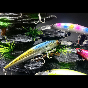 Atacado Pesado Minnow Afundando 110mm 37g Plástico Isca De Pesca Água Salgada Fundição Longa Ação Rolante Pesca Minnow Iscas - Product Image 6