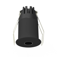 Mini spot LED encastré fixe 3-7W anti-éblouissement pour couloir et vitrine