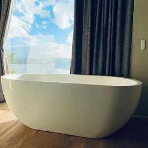 AXENT温泉水智能按摩独立式浴缸按摩水疗现代空气按摩水疗浴缸