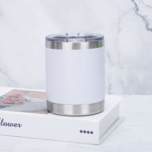 10oz Sublimation Blank Tumbler Stainless Steel <b>Double</b> <b>Wall</b> Powder Coated Thermal <b>Mug</b> for Outdoor Sports - Product Image 3