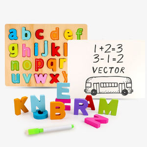 फैक्टरी प्रत्यक्ष चीन बच्चों सीखने खिलौने लकड़ी सीखने बोर्ड सस्ते शैक्षिक खिलौने बच्चों के लिए - Product Image 2