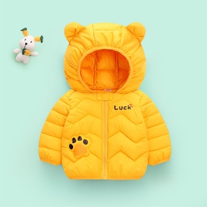 Otoño <span class=keywords><strong>Invierno</strong></span> lindo bebé con capucha abrigo <span class=keywords><strong>de</strong></span> algodón niños <span class=keywords><strong>niñas</strong></span> prendas <span class=keywords><strong>de</strong></span> vestir exteriores diseño <span class=keywords><strong>de</strong></span> dibujos animados cierre <span class=keywords><strong>de</strong></span> cremallera cálido Casual niños <span class=keywords><strong>chaquetas</strong></span> nuevo - Product Image 2