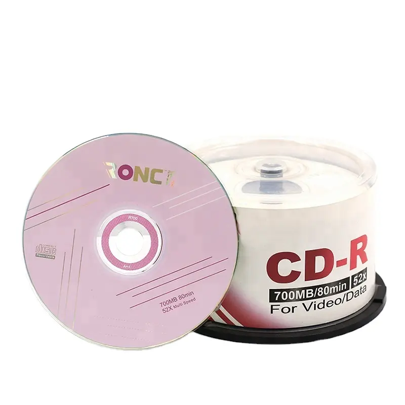 ขายส่ง Cd-R Disc 52X 700Mb Blank Cd จำนวนมาก