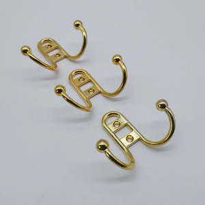 Hongzun Photo Frame Metal Double <b>Hook</b> Wall Mounted Thick Wire Durable <b>Kitchen</b> Bathroom <b>Hook</b> - Product Image 2