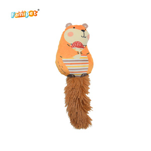 Famipet produttore personalizzato all'ingrosso nuovo carino coda lunga animali di Design gattino giocattolo morbido Pet Pet gatto giocattolo con erba gatta - Product Image 4