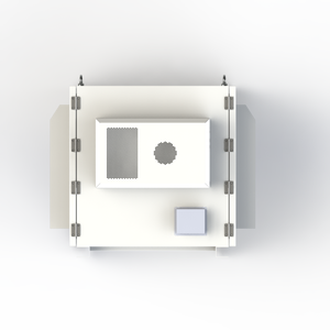 Hệ thống làm mát hoạt động ngoài trời, hộp bảo vệ thiết bị điện tử & dụng cụ chống nước, điều hòa không khí & hộp máy chiếu, chiếu tối ưu - Product Image 5