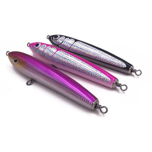 <span class=keywords><strong>Leurre</strong></span> flottant en bois Weiyu 20cm 100g, non peint, pour la pêche en eau salée, type stickbait, pour la pêche à la traîne. - Product Image 3