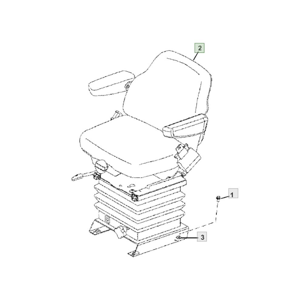 JD Tractor Seats - Comfort & Durability for Agricultural Use