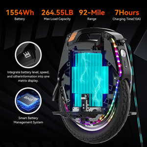 Monociclo Eléctrico Inteligente 16XPRO de Largo Alcance (87-99 millas) con Autoequilibrio para Adultos y Adolescentes, Ideal para Desplazamientos, KS-16X Pro Certificado y con IA - Product Image 3