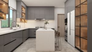 Juegos de Muebles de Cocina Modernos Personalizados de Guangdong, Listos para Armar, Estilo Tradicional con Madera Sólida - Product Image 5